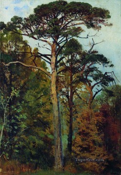 150の主題の芸術作品 Painting - 松の古典的な風景 イワン・イワノビッチの森